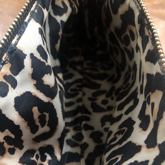 Victoria’s Secret Studded Makeup Bag - Leopard Print Interior - Picture 4 of 6